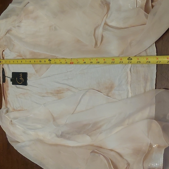 Goa Sheer Long Sleeve Waterfall Cardigan - Picture 7 of 10